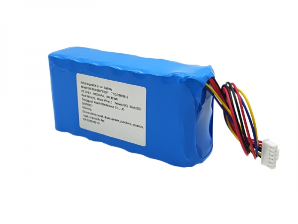 25.2V 6600mAh 18650 通信锂电池