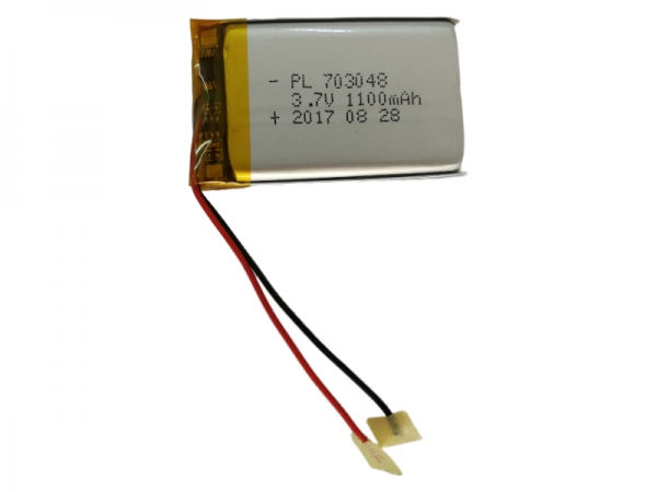 3.7V聚合物锂电池 | 703048 1100mAh 3.7V