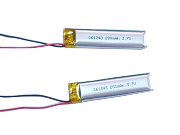3.7V聚合物锂电池 | 061248 280mAh 3.7V